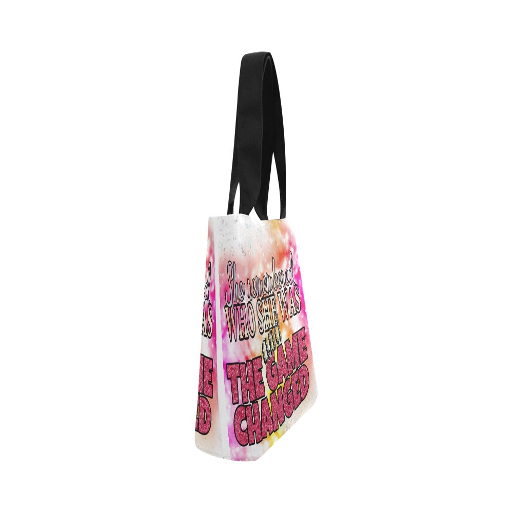 She Remembered Who She Was Canvas Tote Bag