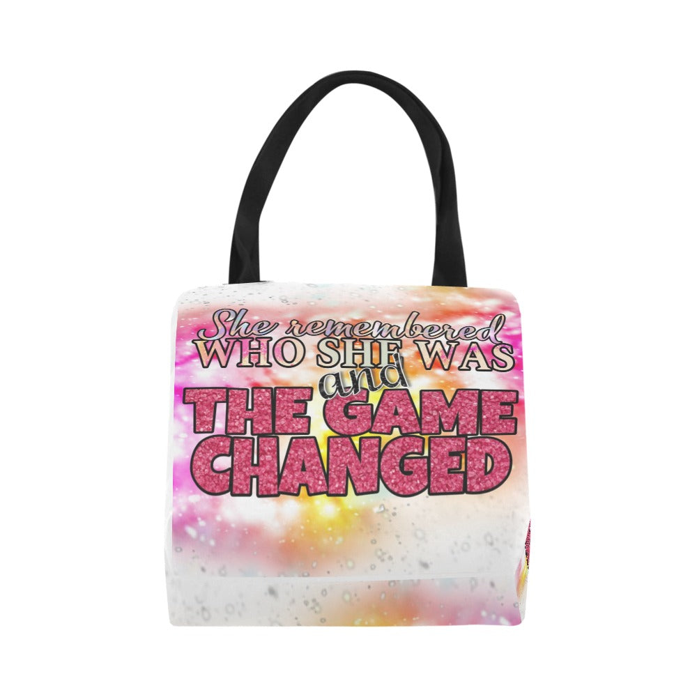 She Remembered Who She Was Canvas Tote Bag