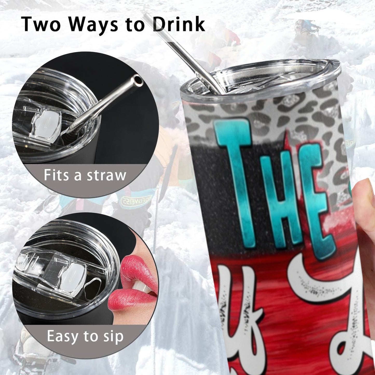 It's The Self-Love For Me 20oz Tall Skinny Tumbler with Lid and Straw