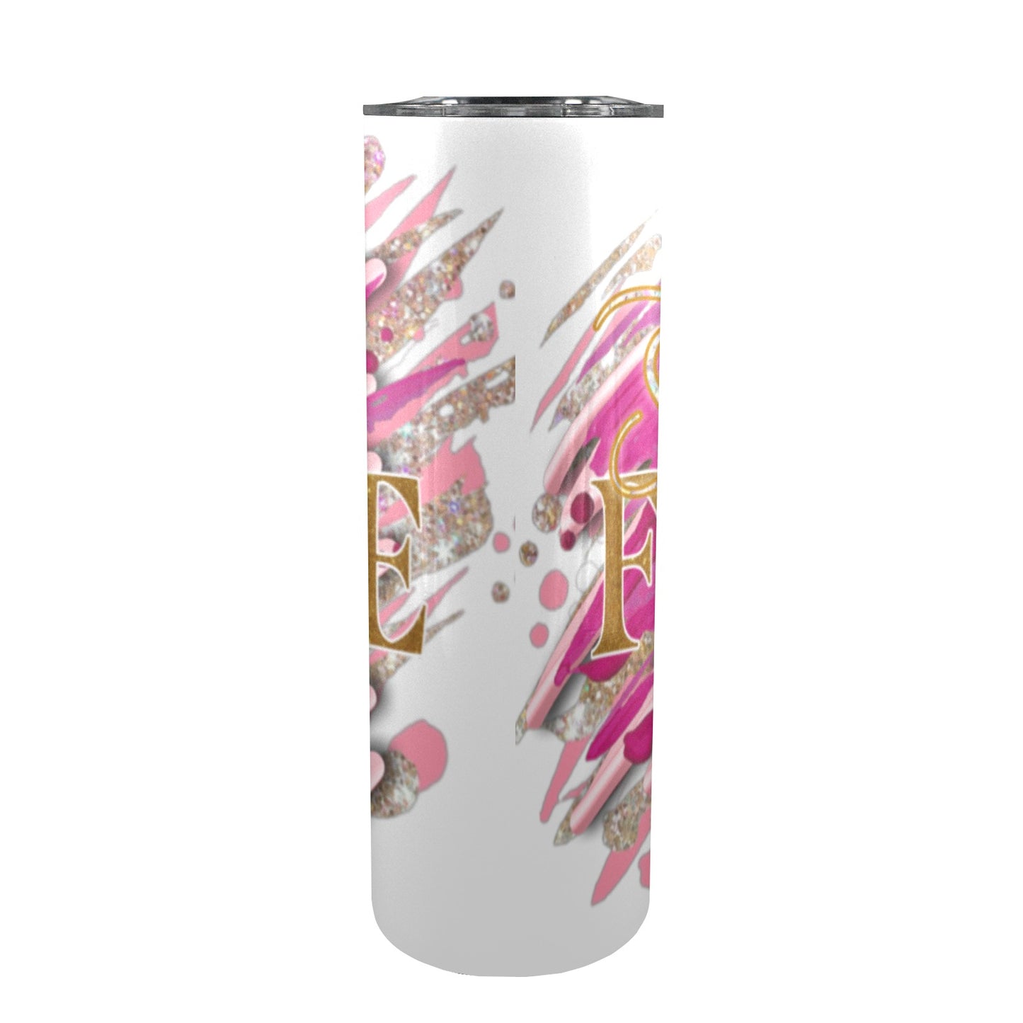 She is Fierce 20oz Tall Skinny Tumbler with Lid and Straw