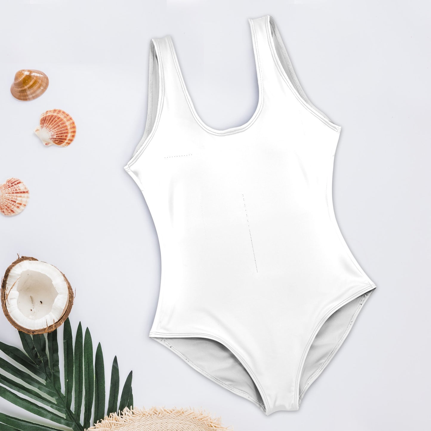 Custom Women's High Cut Backless Swimsuit